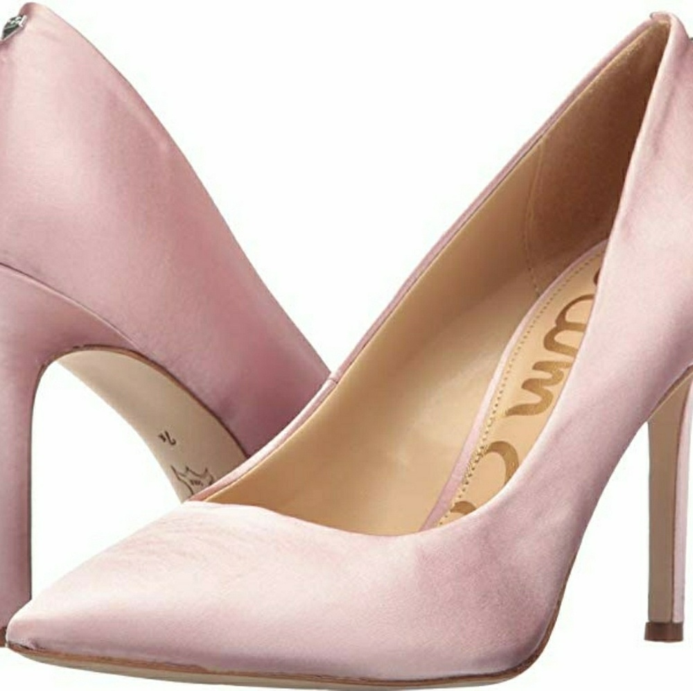 Sam Edelman Pink Satin Hazel Pumps NWT NIB